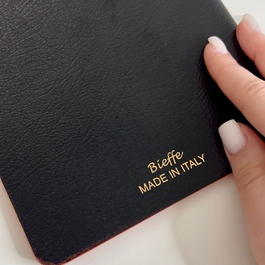 Black & Crimson Luxury Bookish Bundle | Handmade Notebook Made in Italy