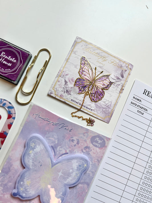 Midnight Lavender Bookish Bundle ππ | Butterfly Edition π¦