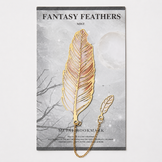 Golden Feather Bookmark