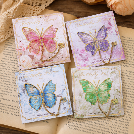 Butterfly Metallic Garden Bookmark