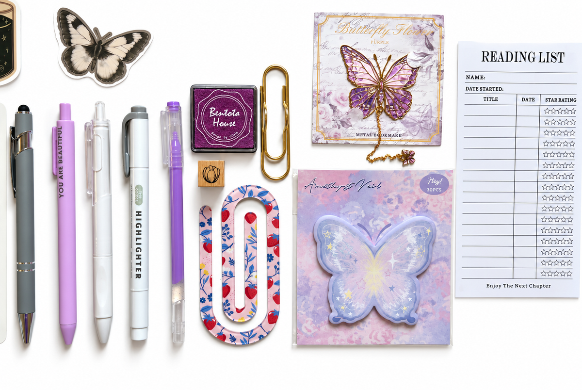 Midnight Lavender Bookish Bundle 🌙💜 | Butterfly Edition 🦋 SUMMER COLLECTION