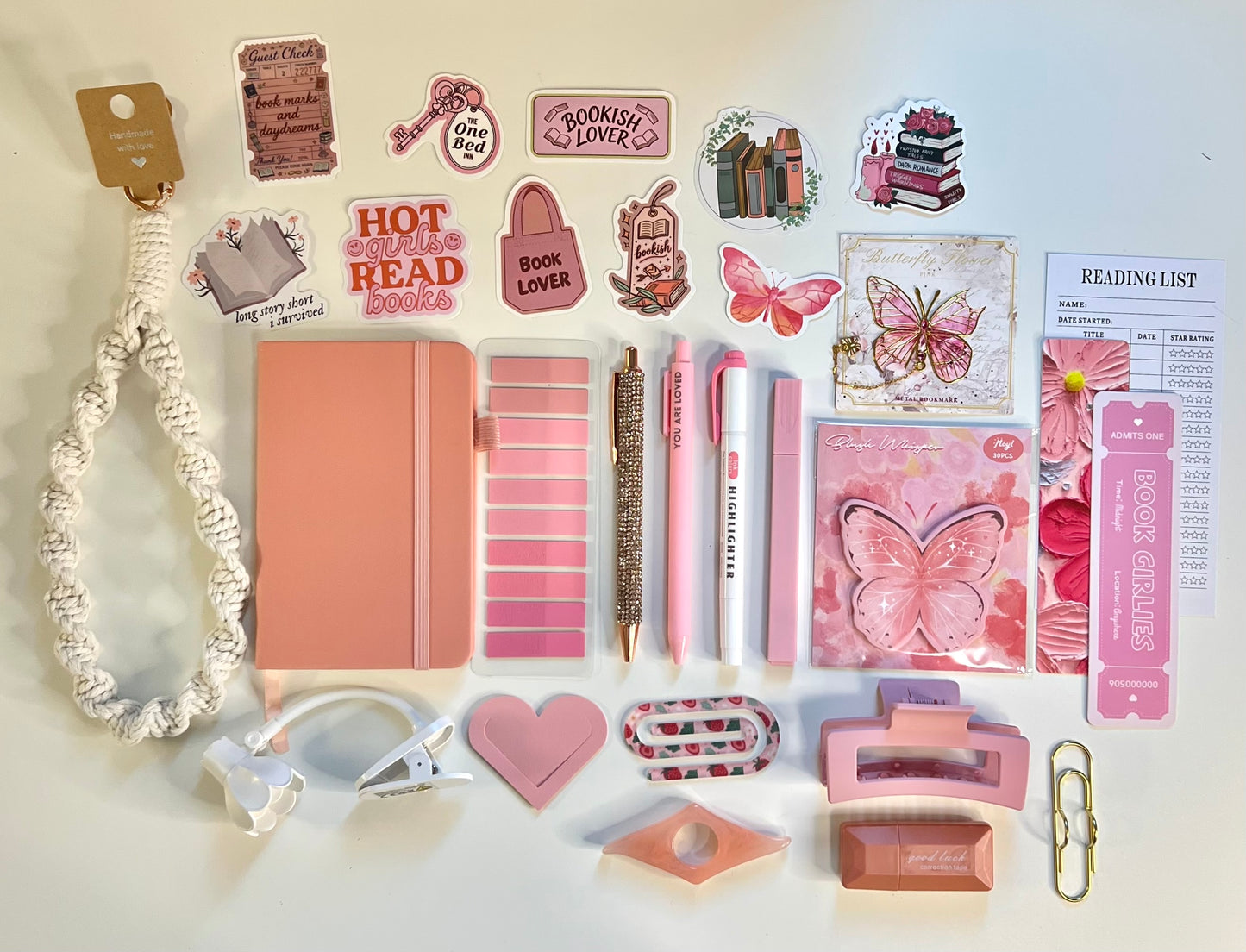 Sweet Pink Bookish Bundle | (Value $55CAD/$39USD)