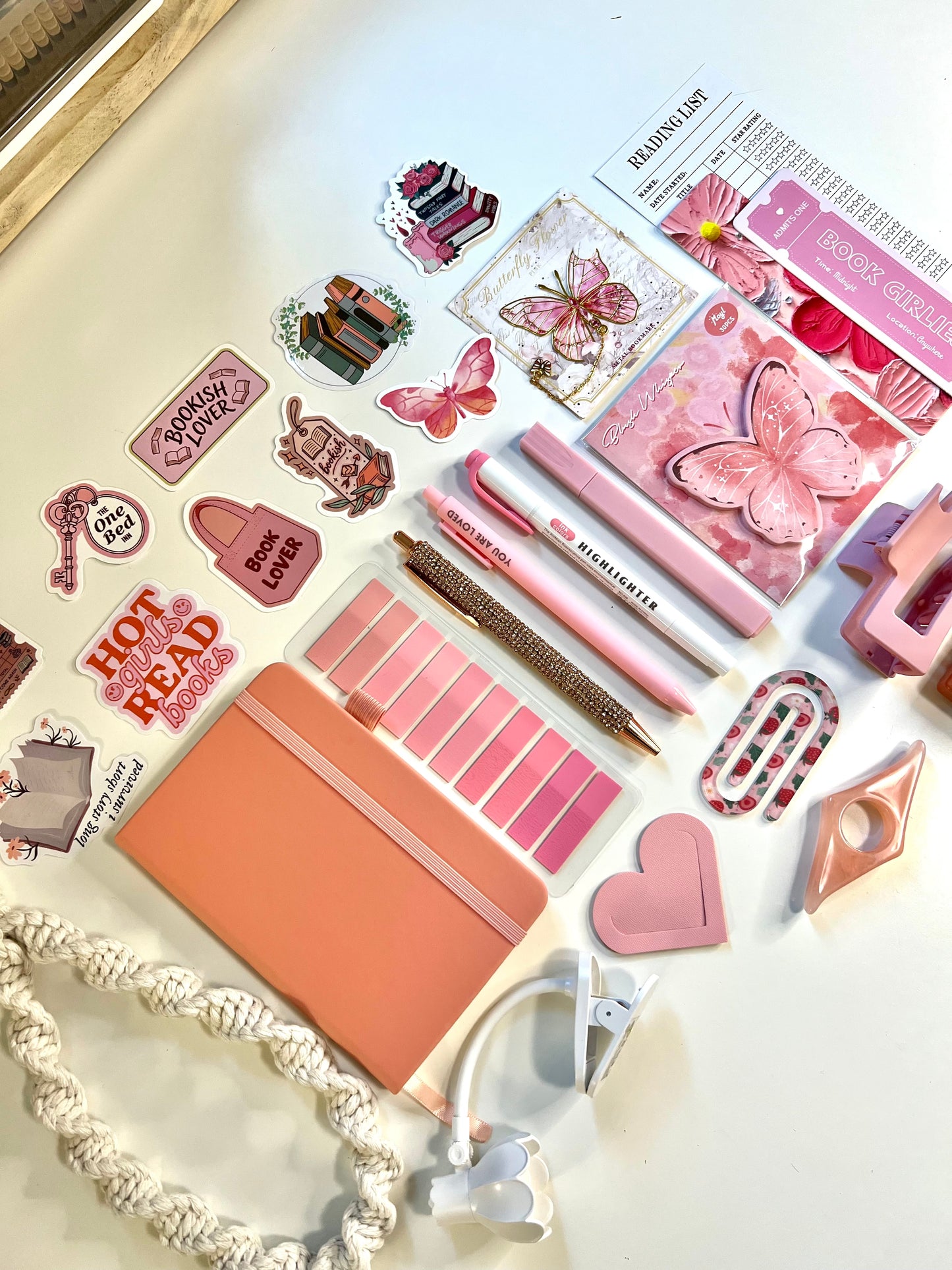 Sweet Pink Bookish Bundle | (Value $55CAD/$39USD)