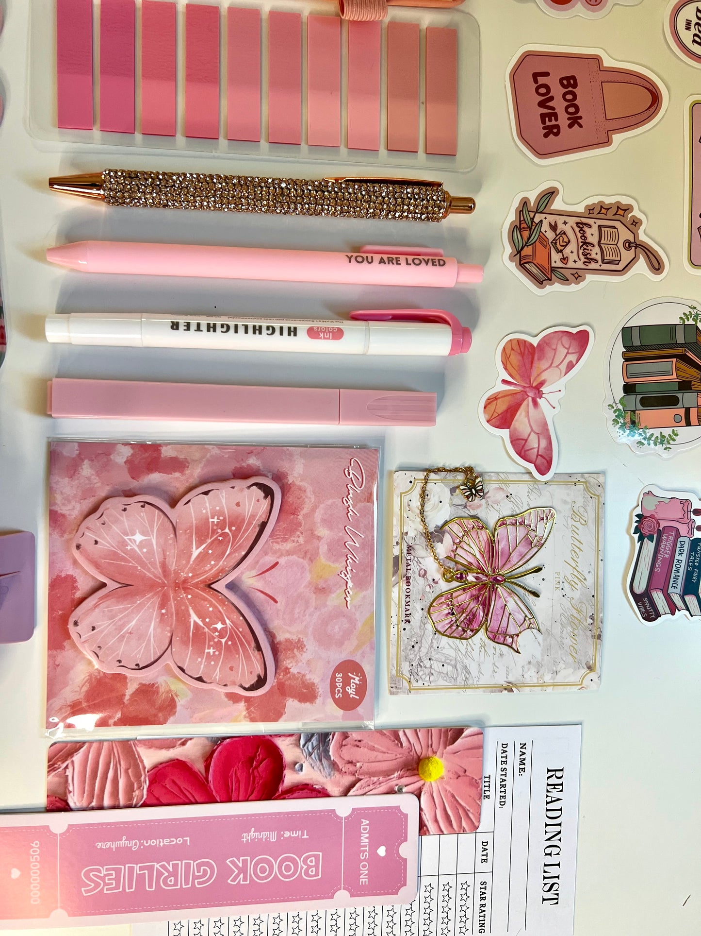 Sweet Pink Bookish Bundle | (Value $55CAD/$39USD)