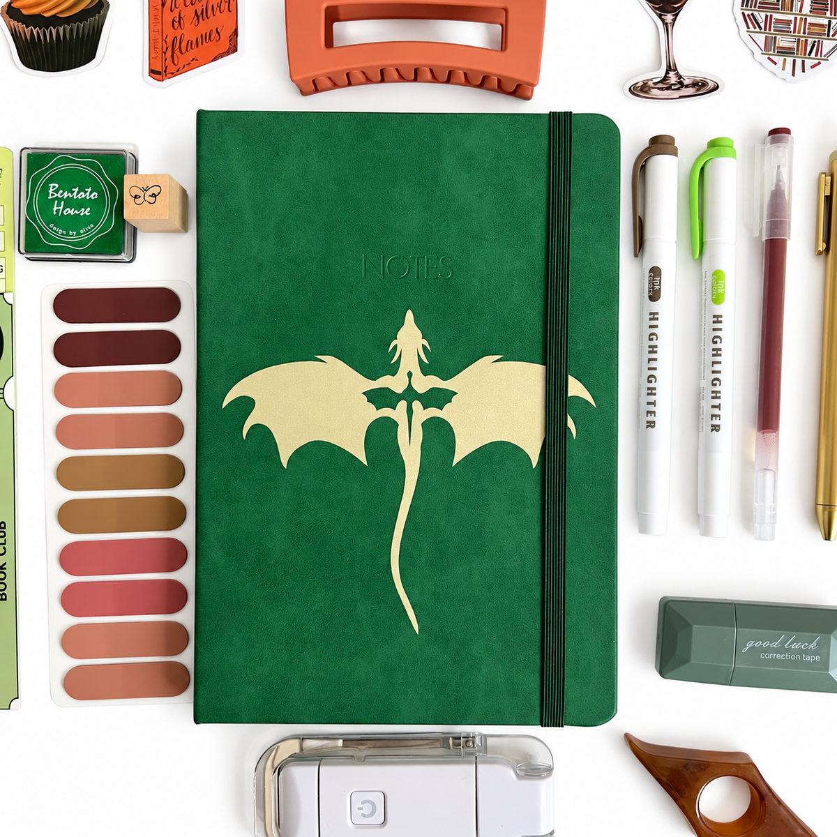 🍂Emerald Green & Brown | Autumn Chapter Bookish Bundle 🍂