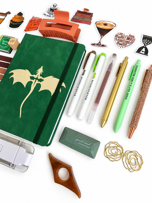 🍂Emerald Green & Brown | Autumn Chapter Bookish Bundle 🍂