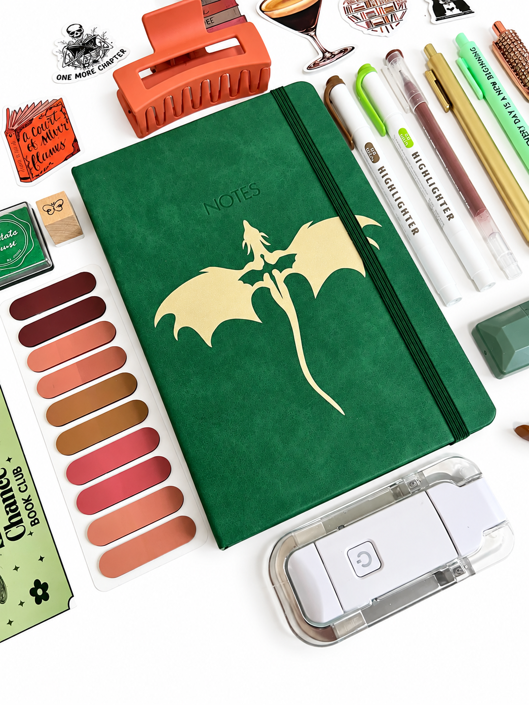 🍂Emerald Green & Brown | Autumn Chapter Bookish Bundle 🍂