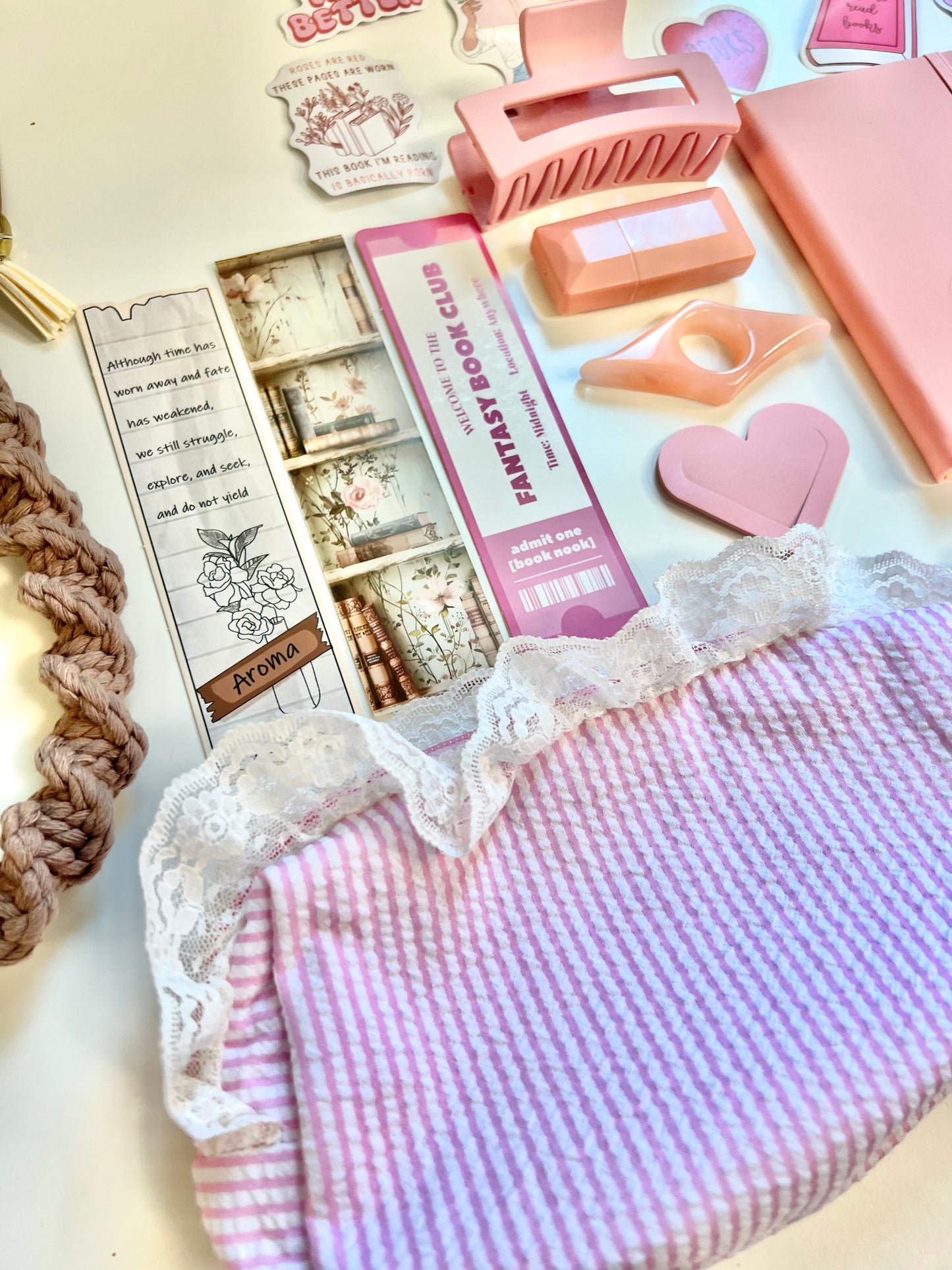 Pink HANDMADE Edition Bookish Bundle (Value $55CAD/$39USD)