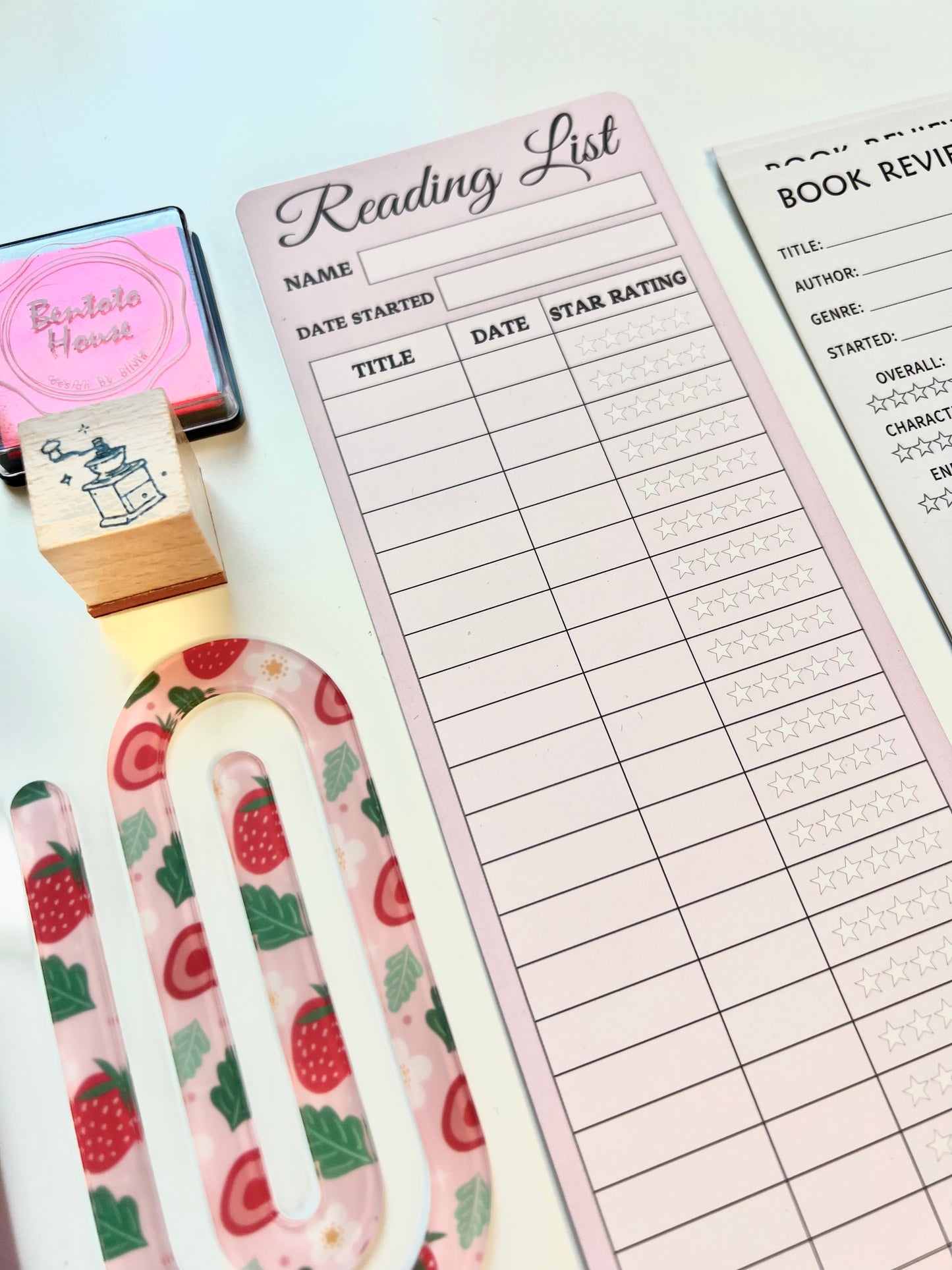 Pink HANDMADE Edition Bookish Bundle (Value $55CAD/$39USD)