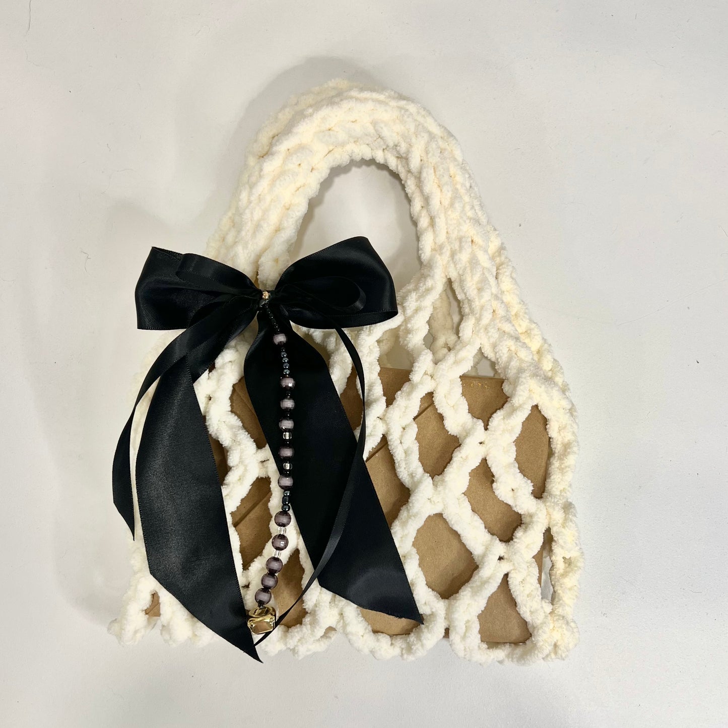 Crochet Book Sleeve + Bow Keychain Set (BSC)