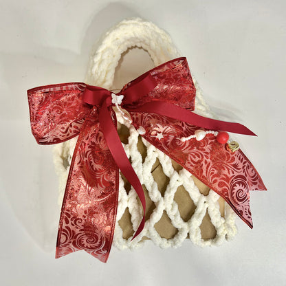 Crochet Book Sleeve + Bow Keychain Set (BSC)