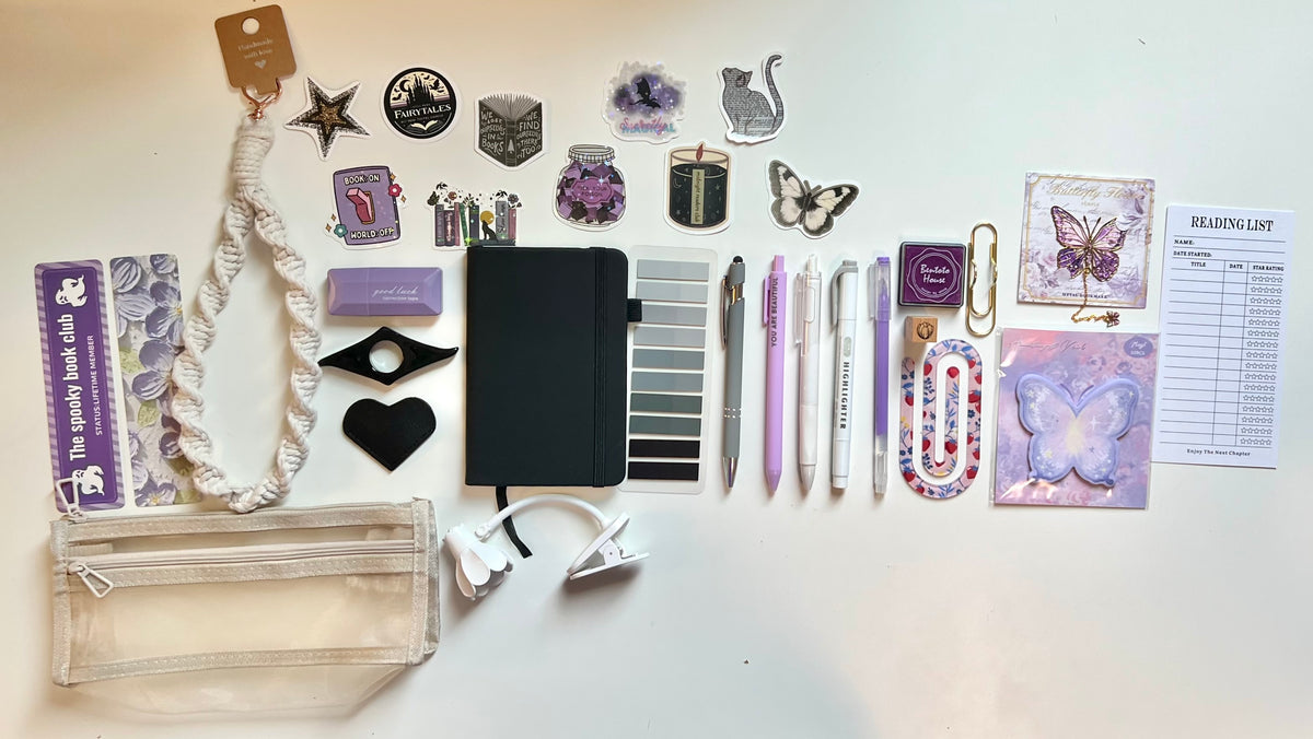 Midnight Lavender Bookish Bundle 🌙💜 | Butterfly Edition 🦋