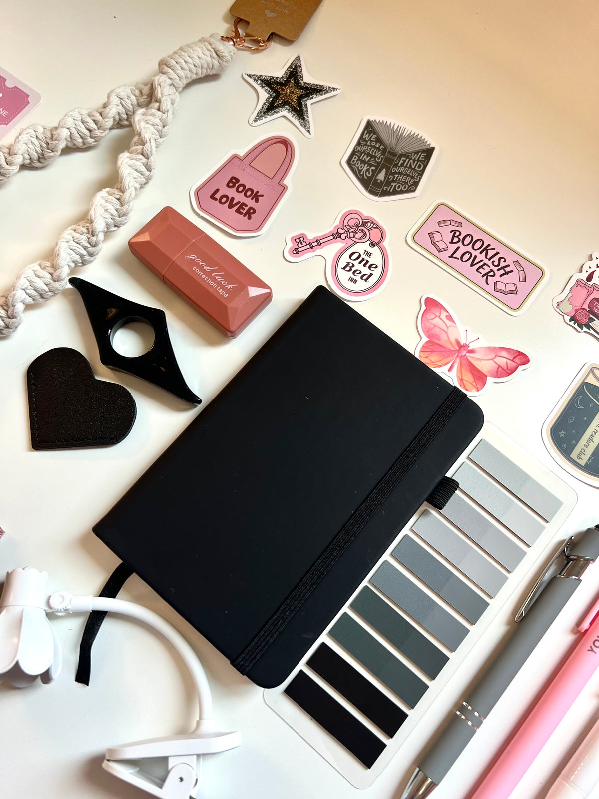 Midnight Blush Bookish Bundle 🌙🩷 | Butterfly Edition 🦋