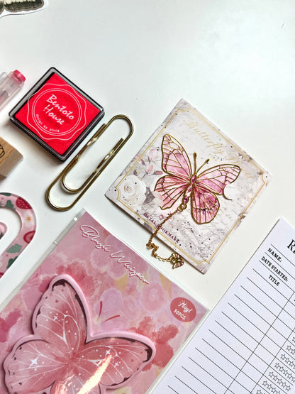 Midnight Blush Bookish Bundle 🌙🩷 | Butterfly Edition 🦋