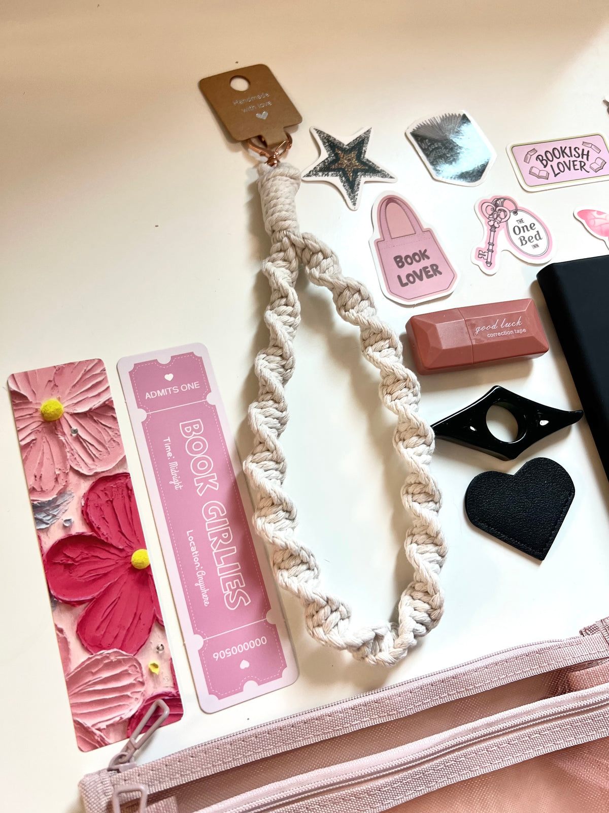 Midnight Blush Bookish Bundle 🌙🩷 | Butterfly Edition 🦋