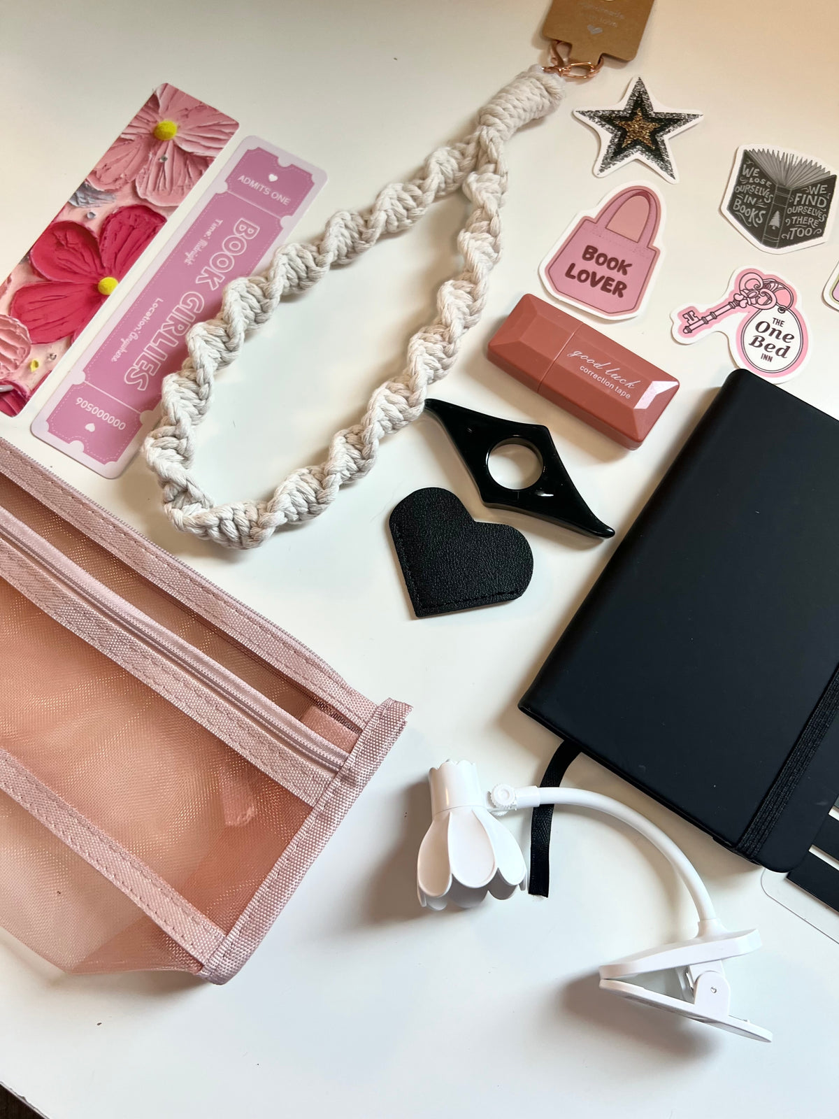 Midnight Blush Bookish Bundle 🌙🩷 | Butterfly Edition 🦋