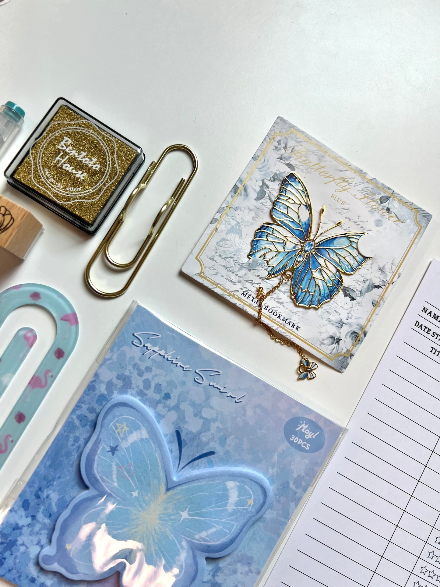 Midnight Blue Bookish Bundle 🌙💙 | Butterfly Edition 🦋