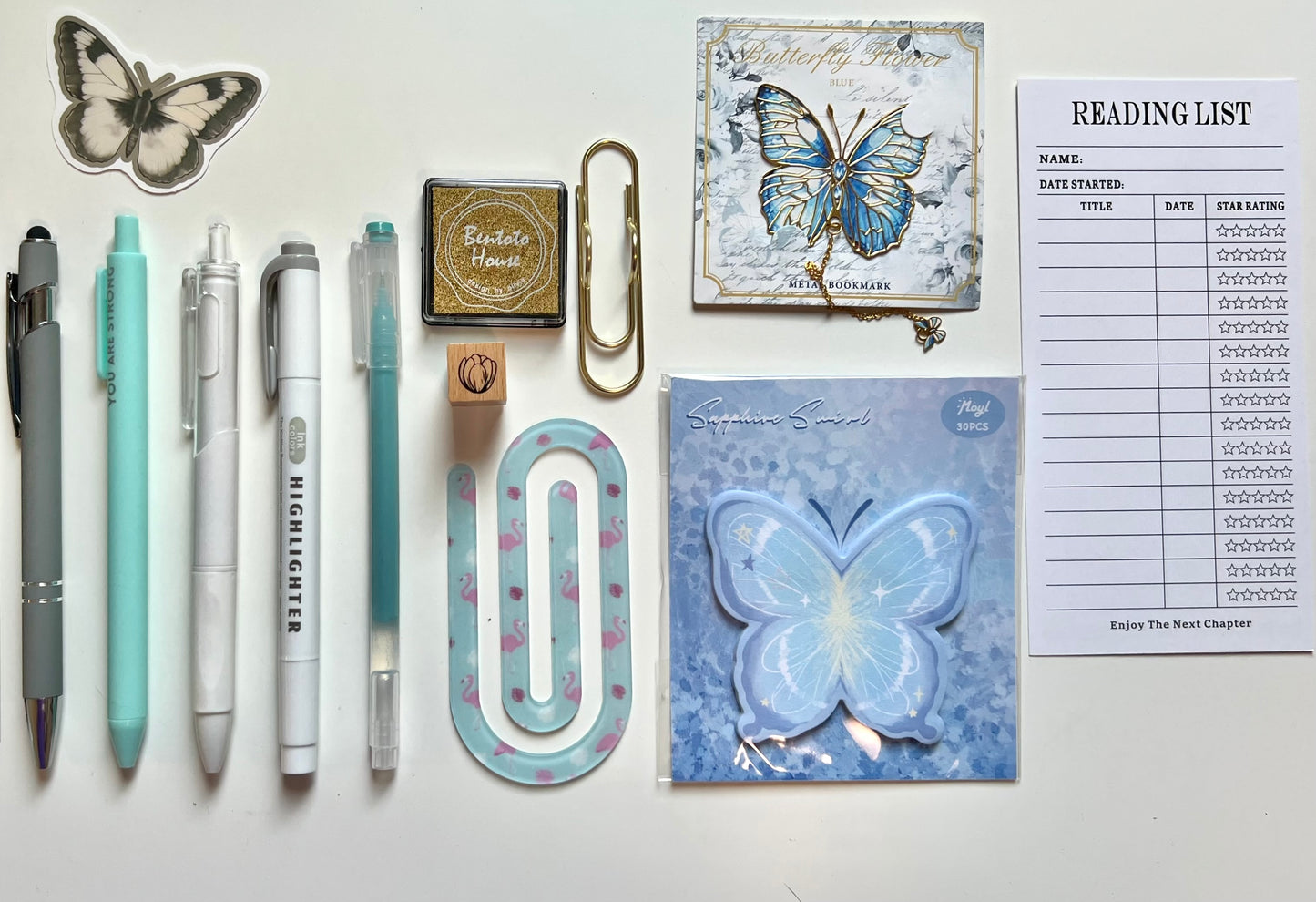Midnight Blue Bookish Bundle 🌙💙 | Butterfly Edition 🦋