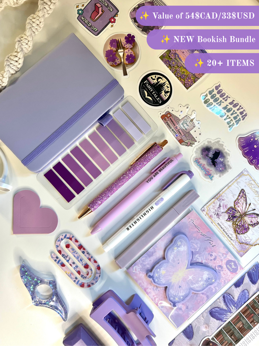 Enchanted Purple Bookisg Bundle | (Value $55CAD/$39USD)