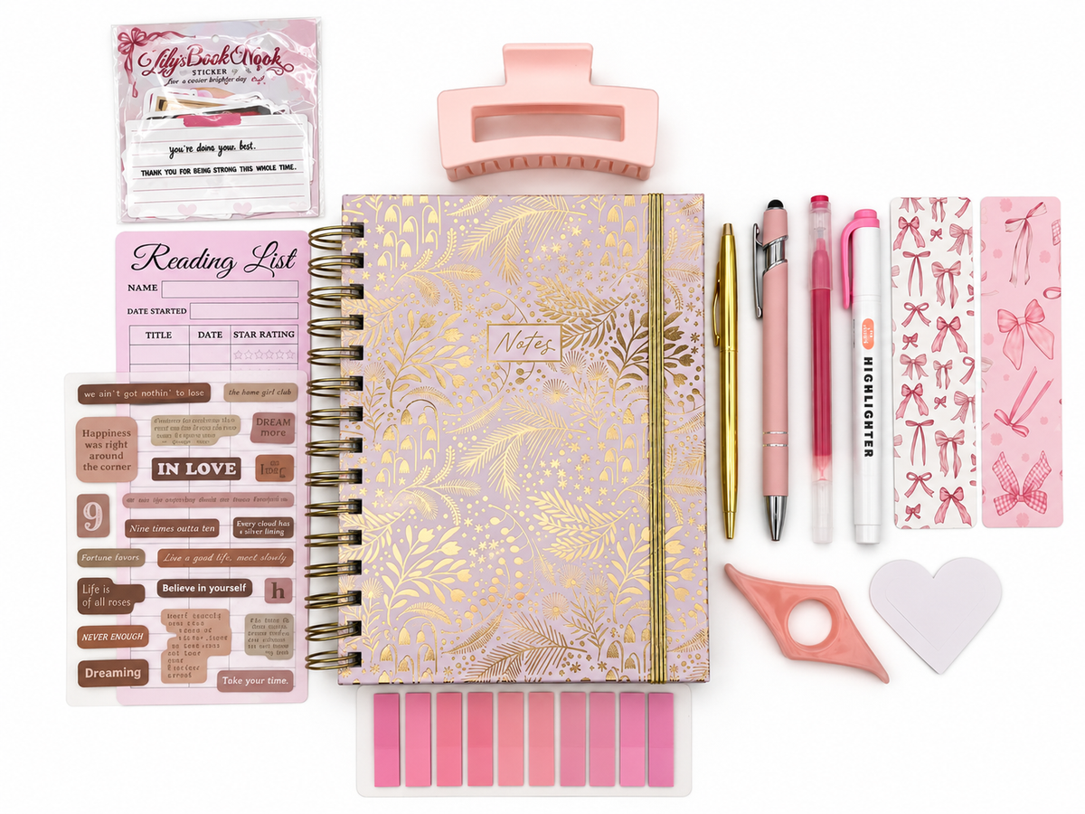 🎀 Pink Noel | Limited Winter Edition🎄Bookish Bundle