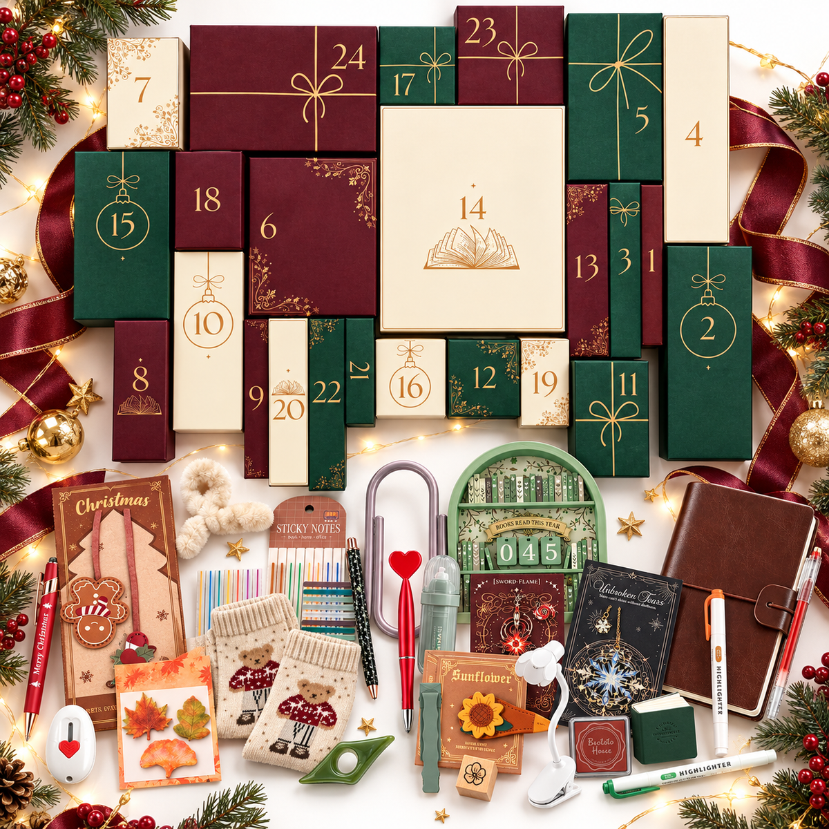 🎄The Book Lover's Advent Calendar | 2026🎁 24 days advent calendar 🎅