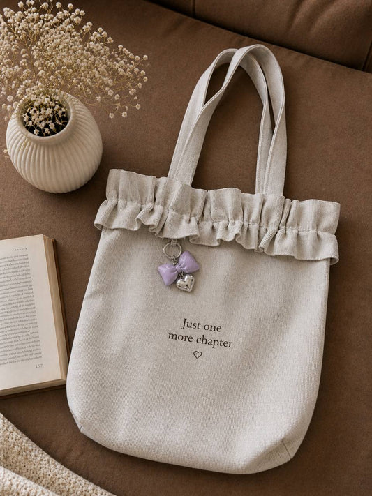 Purple Bookish Bundle - Customizable Tote Bag Gift (BBTB001)